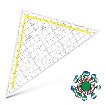 ARISTO TZ-Dreieck 22,5 cm ohne Facette, Tuschenoppen...