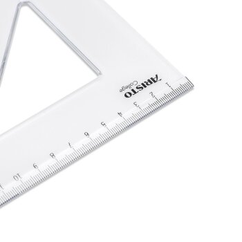 ARISTO GEO College trojuholník na rysovanie 45° prepona 25cm odvesna 18cm s fazetou (AR23425)