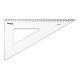 ARISTO GEO College Zeichendreieck 60° Hypothenuse 30cm mit Facette (AR23625)