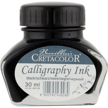 CRETACOLOR Kalligraphie Tinte schwarz 30ml