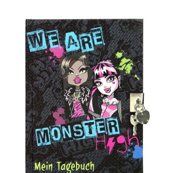 Monster High Tagebuch DIN A5 mit Schloss