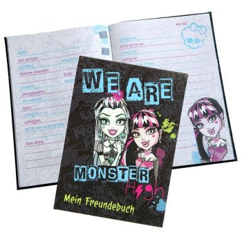 UNDERCOVER Monster High Freundebuch A5