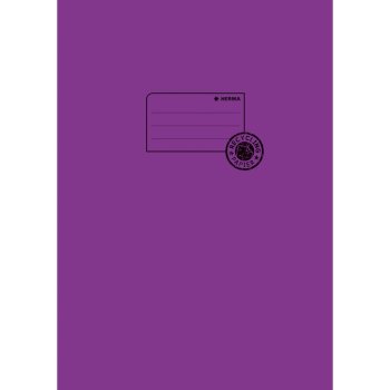 HERMA Heftschoner Recycling, DIN A4, aus Papier, violett
