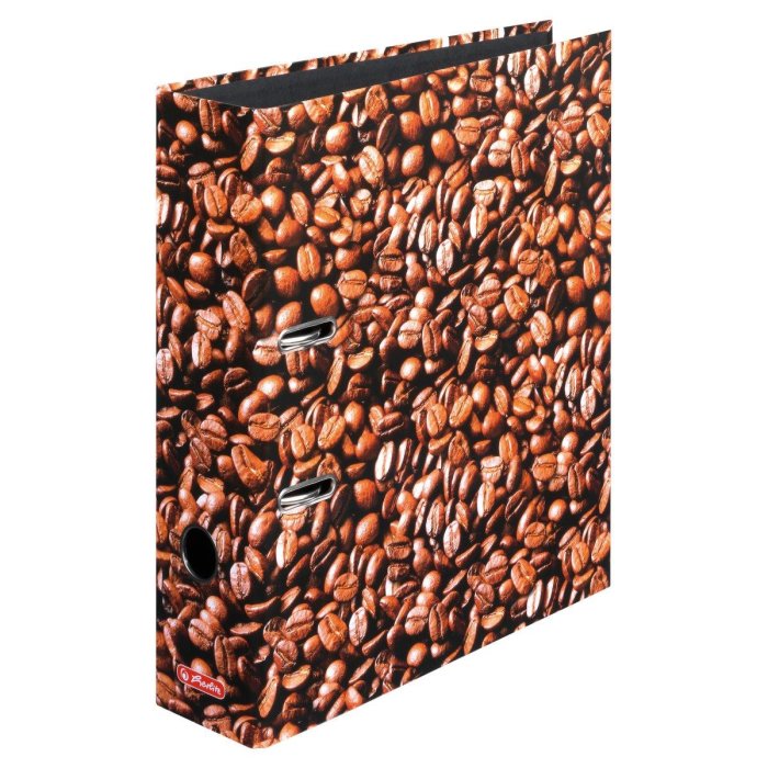 herlitz Motivordner maX.file Kaffee 8 cm, DIN A4