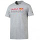 PUMA Red Bull Racing Logo Tee Light Grey Heather S