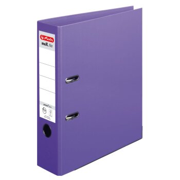 herlitz Ordner maX.file protect+ A4 80mm violett