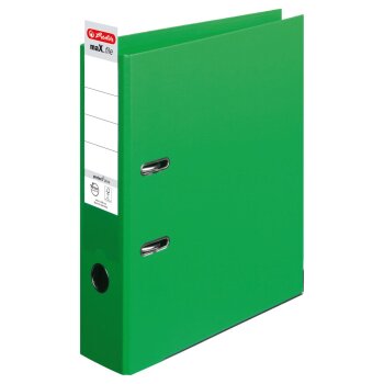 herlitz Ordner maX.file protect+ A4 80mm hellgrün