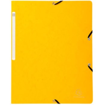 EXACOMPTA Eckspannermappe, DIN A4, aus Karton, gelb