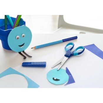 FABER-CASTELL Schulschere GRIP, blau