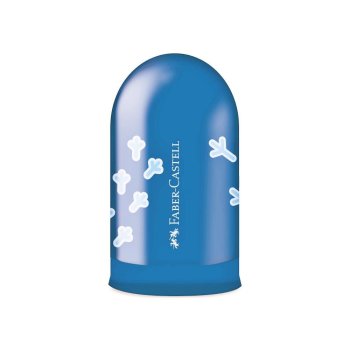 FABER-CASTELL Einfachspitzdose Jelly Mini, blau
