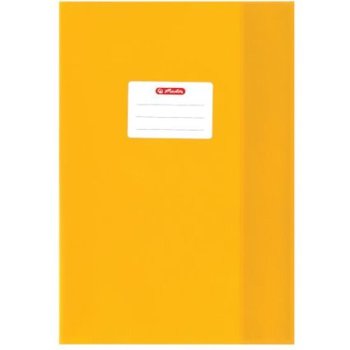 herlitz Heftschoner DIN A4, geprägt (Bast), PP, gelb