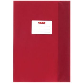 herlitz Heftschoner DIN A4, geprägt (Bast), PP, rot