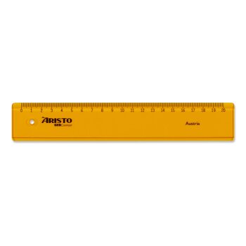 ARISTO GEO Contrast pravítko 20 cm oranžové (AR22020)