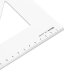 ARISTO Rysovací trojuholník 45° prepona 26.9 cm odvesna 19 cm bez fazety (AR4519)
