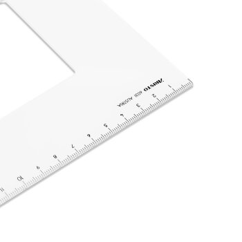 ARISTO Rysovací trojuholník 60° prepona 36 cm bez fazety (AR6031)