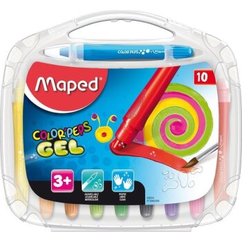 Maped Gelmalstift COLORPEPS GEL, 10er Kunststoffetui