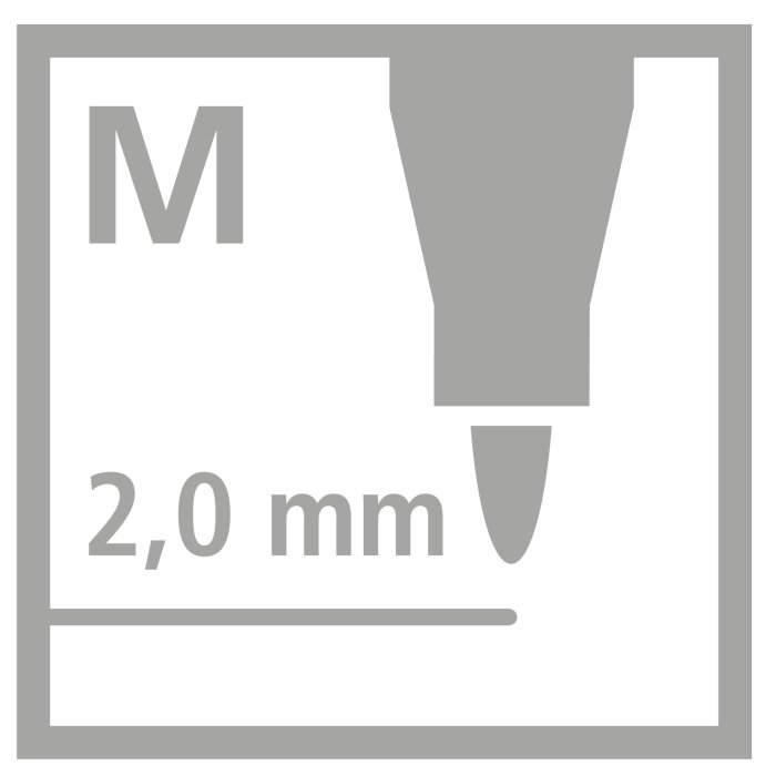 STABILO power - fixky - 24 rôznych farieb