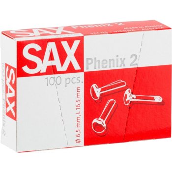 SAX Rundkopfklammern Phenix 2 100 Stk. L:16,5mm D:6,5mm