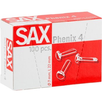 SAX Rundkopfklammern Phenix 4 100 Stk. L:22mm D:7mm