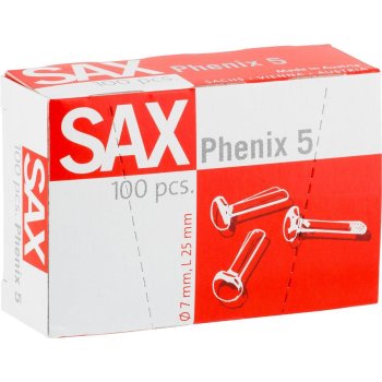 SAX Rundkopfklammern Phenix 5 100 Stk. L:25mm D:7mm