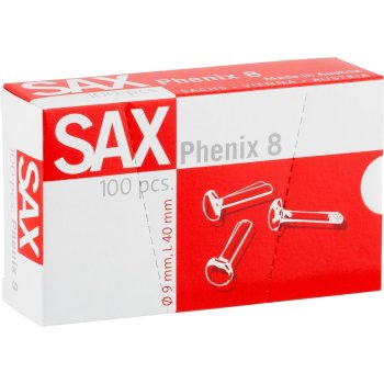 SAX Rundkopfklammern Phenix 8 100 Stk. L:40mm D:9mm