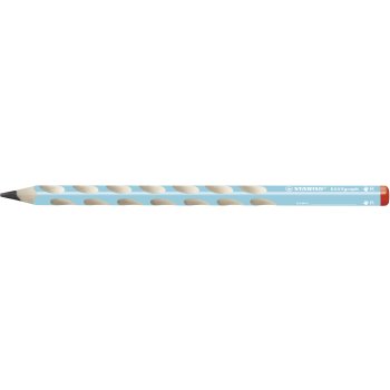 Ergonomischer Dreikant-Bleistift für Rechtshänder - STABILO EASYgraph in blau, grün - 2er Pack - Härtegrad B