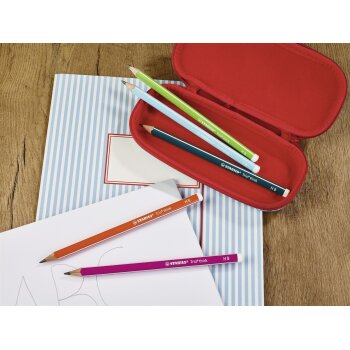 Bleistift - STABILO Trio dick in pink - Einzelstift - Härtegrad HB