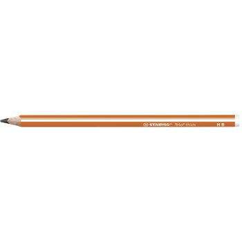 Bleistift - STABILO Trio dick in orange - Einzelstift -...