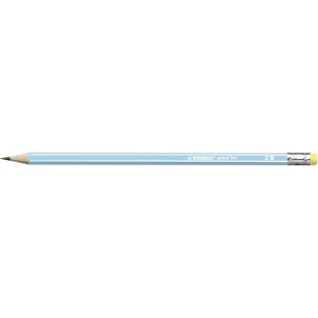 Bleistift mit Radiergummi - STABILO pencil 160 in blau -...