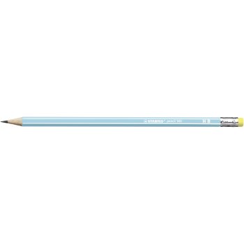 Bleistift mit Radierer - STABILO pencil 160 in blau -...