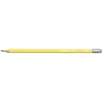 Bleistift mit Radierer - STABILO pencil 160 in 2x gelb,...