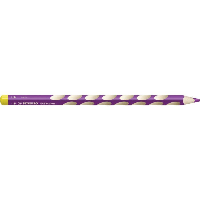 Ergonomischer Buntstift für Linkshänder - STABILO EASYcolors - Einzelstift - rotviolett