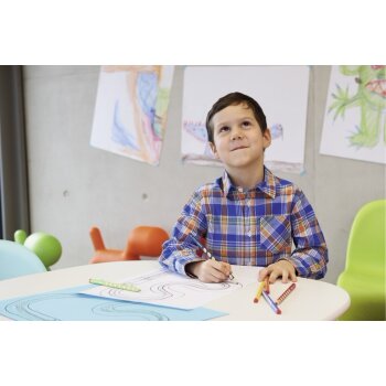 STABILO EASYcolors/graph - ergonomické strúhadlo pre ľavákov - žlté