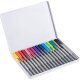 edding 55 fineliner - 0,3 mm - 16 ks v kovovom boxe