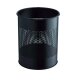 DURABLE Papierkorb METALL, rund, 15 Liter, schwarz