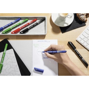 STABILO SENSOR  - fineliner s odpruženou špičkou - hrot F - 8ks - 8 rôznych farieb