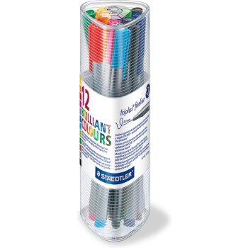 STAEDTLER 334 triplus fineliner - Brilliant Colours - 10...