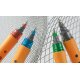 Tintenroller - STABILO worker+ - fein - 4er Pack - grün, rot, blau, schwarz