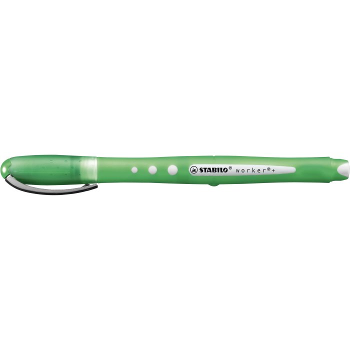 Tintenroller - STABILO worker+ colorful - medium - Einzelstift - grün