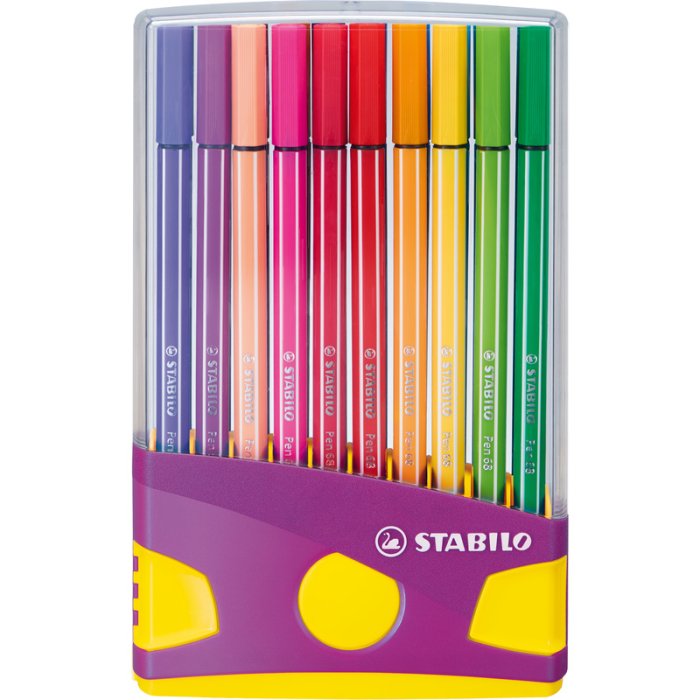 STABILO Pen 68 ColorParade gelb/lila