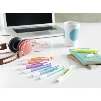 Textmarker - STABILO swing cool - 6er Pack - mit 6 verschiedenen Farben