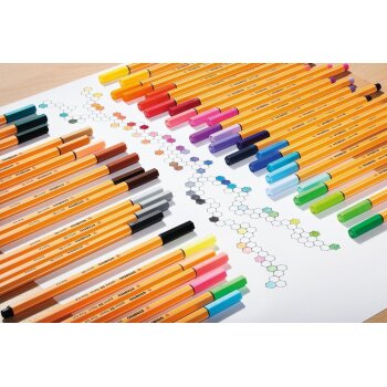 STABILO point 88 Fineliner - samostatný – tmavookrová  88/89