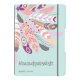 herlitz my.book flex Notizheft A5 48 + 20 Blatt Hausaufgabenheft Feathers