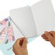 herlitz my.book flex Notizheft A5 48 + 20 Blatt Hausaufgabenheft Feathers