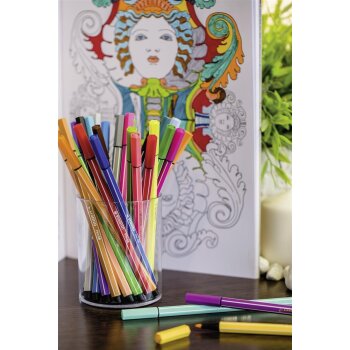 Premium-Filzstift - STABILO Pen 68 - 6er Pack - 6 Neonfarben