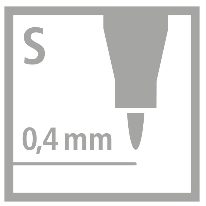 STABILO OHPen universal - fóliové pero - rozpustné vo vode - (S) hrot 0,4mm - 4 ks - zelená, červená, modrá, čierna