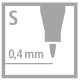 Folienstift - STABILO OHPen universal - permanent superfein - 4er Pack - grün, rot, blau, schwarz