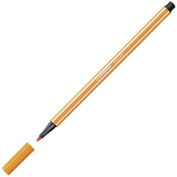 Premium-Filzstift - STABILO Pen 68 - Einzelstift - orange...