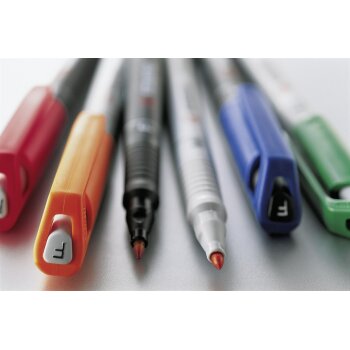Folienstift - STABILO OHPen universal - wasserlöslich medium - 6er Pack - mit 6 verschiedenen Farben