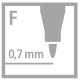 Folienstift - STABILO OHPen universal - permanent fein - 8er Pack - mit 8 verschiedenen Farben